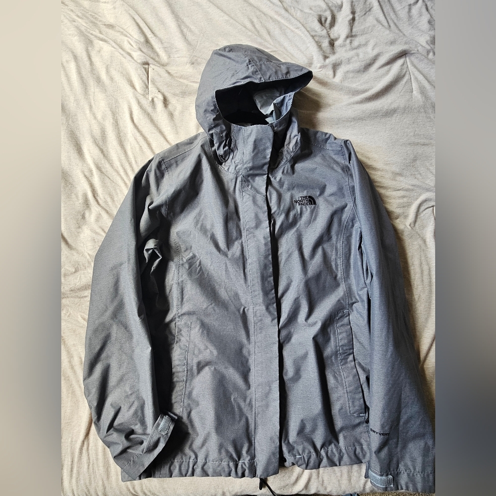 The North Face Women''s Gray Hooded Jacket